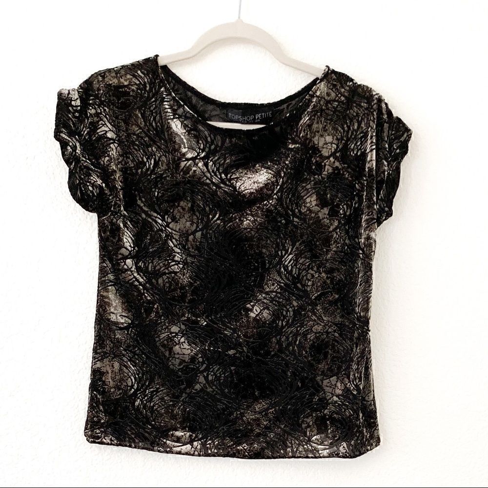 Topshop Printed Top 